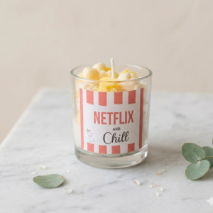 netflix & chill scented candle