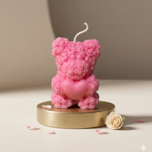 scented teddy candle