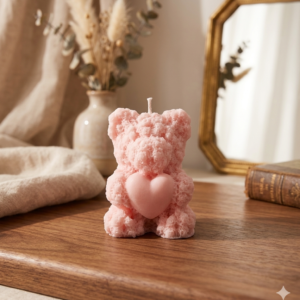 scented teddy candle