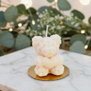 scented teddy candle